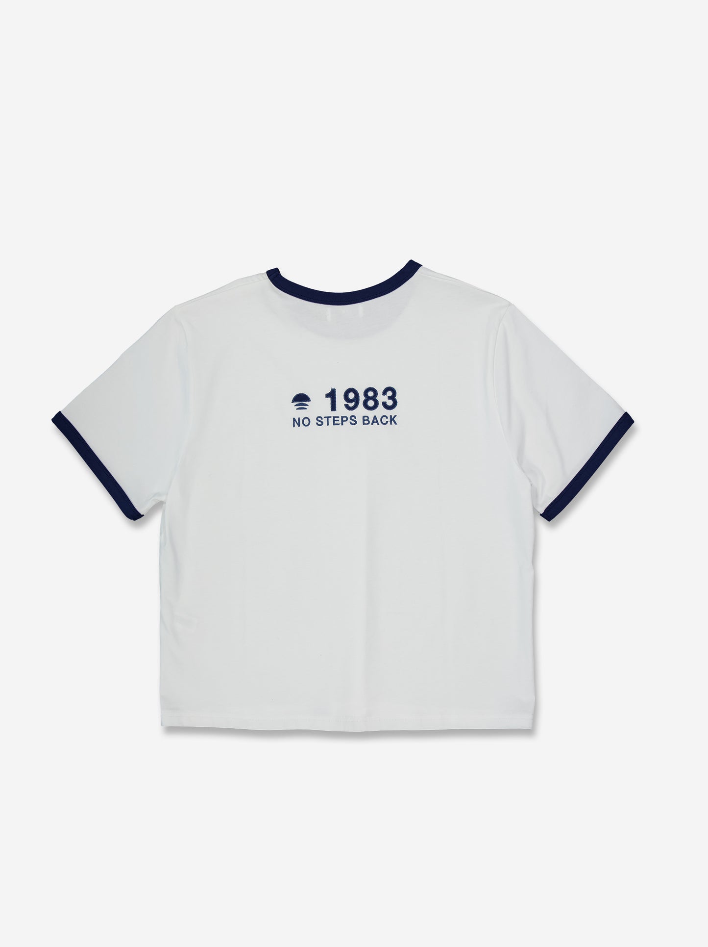Camiseta blanca de manga corta boxy fit - Jane