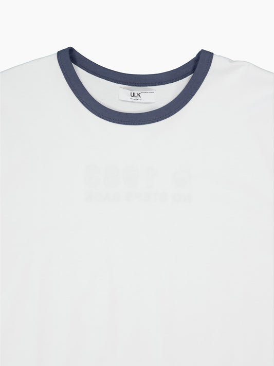 Camiseta blanca de manga corta boxy fit - Jane