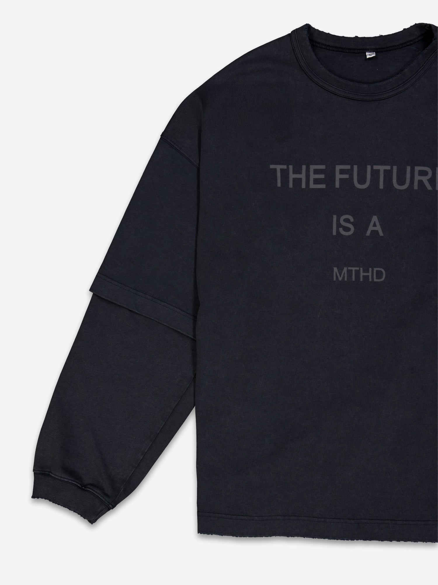 Sudadera doble estampada - Barcelona
