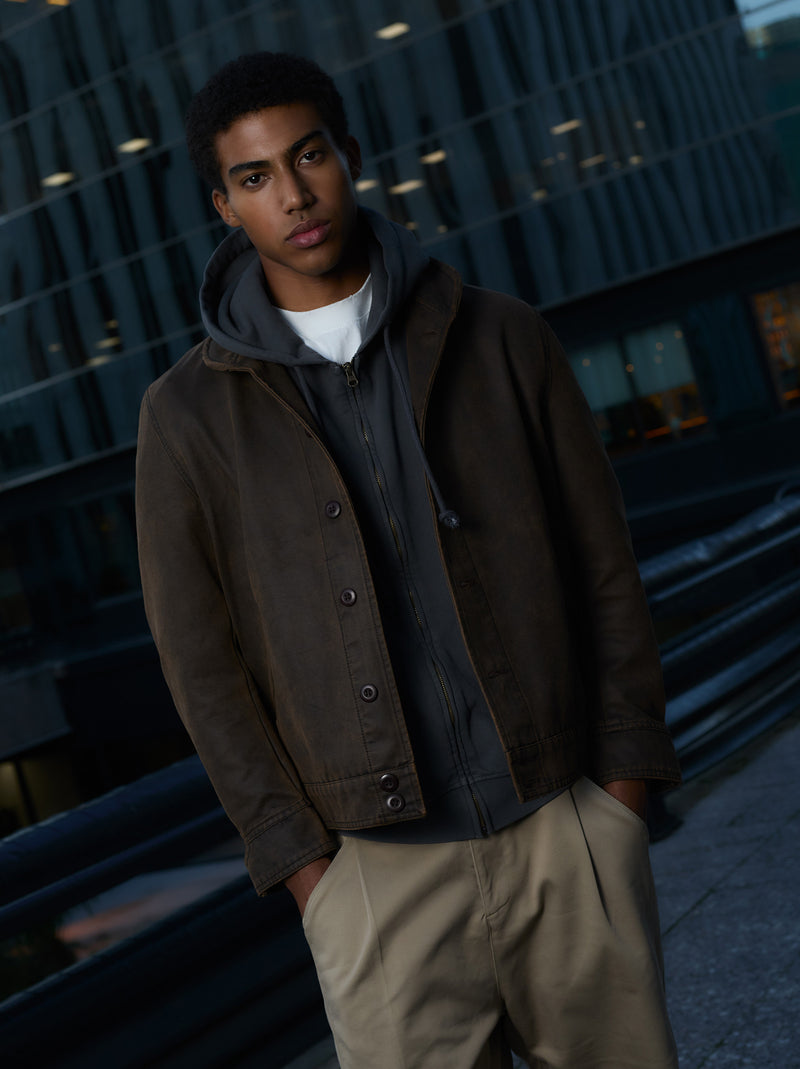 Cazadora efecto piel - Amazonas