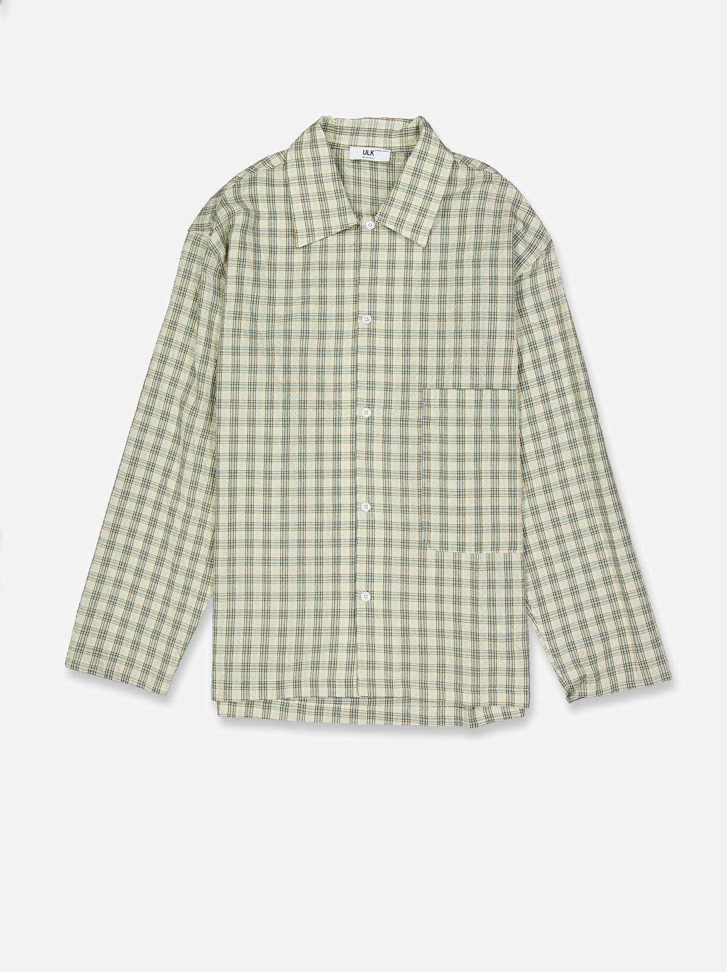 Camisa de cuadros ligera con bolsillo Axis