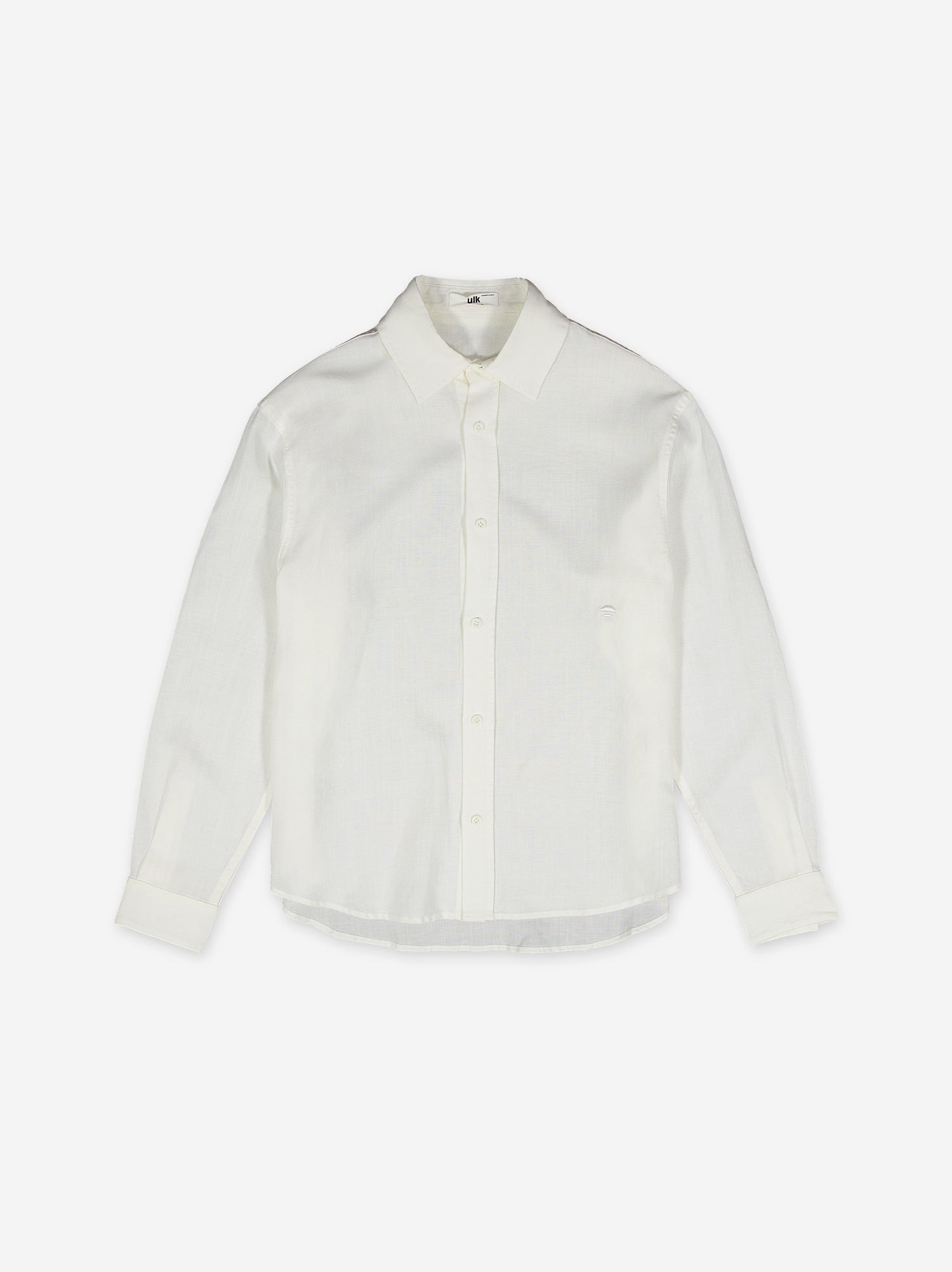 Camisa blanca de lino manga larga - Bambu