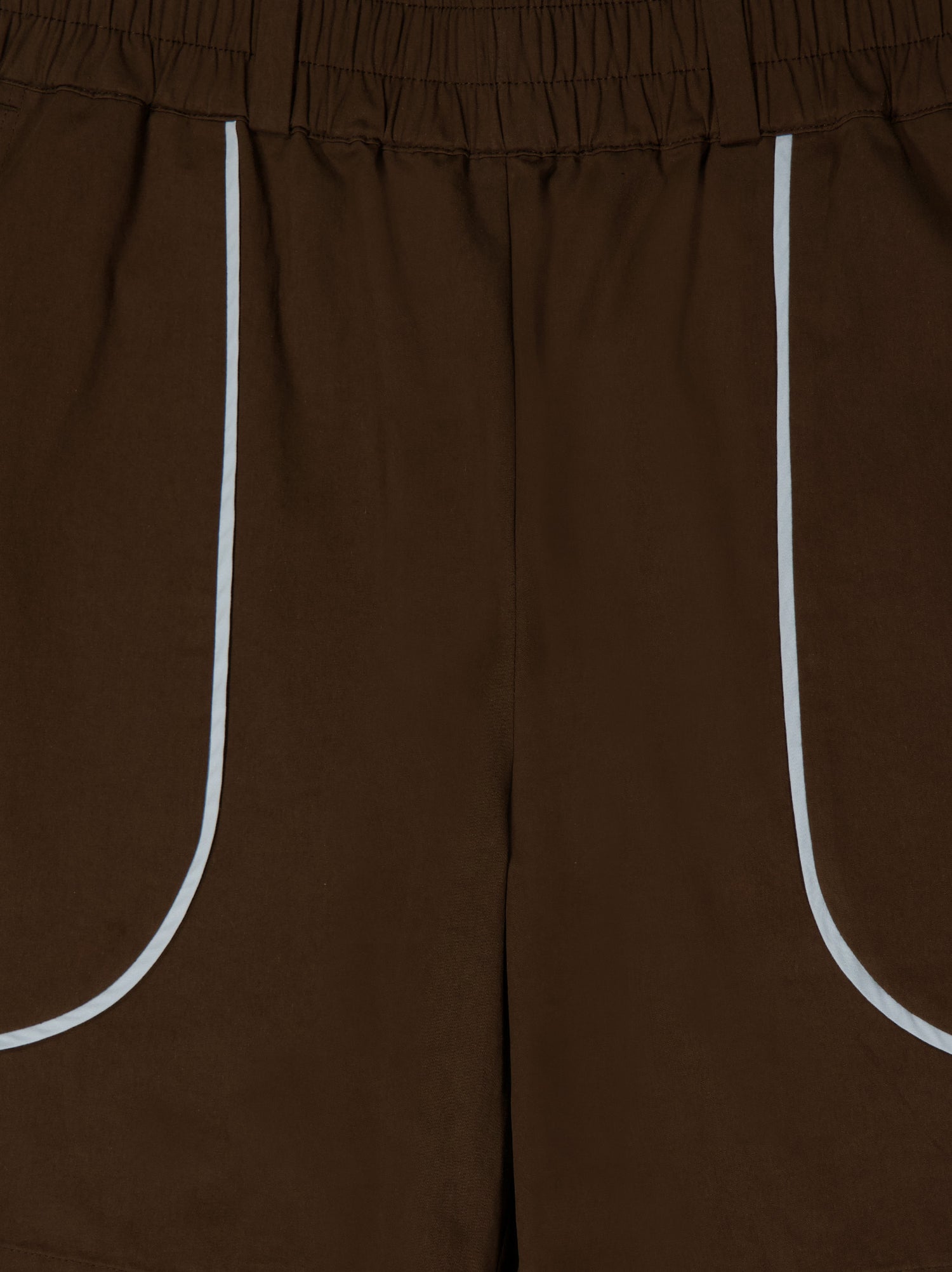 Shorts utility con cintura elástica y contraste bolsillos Boxe