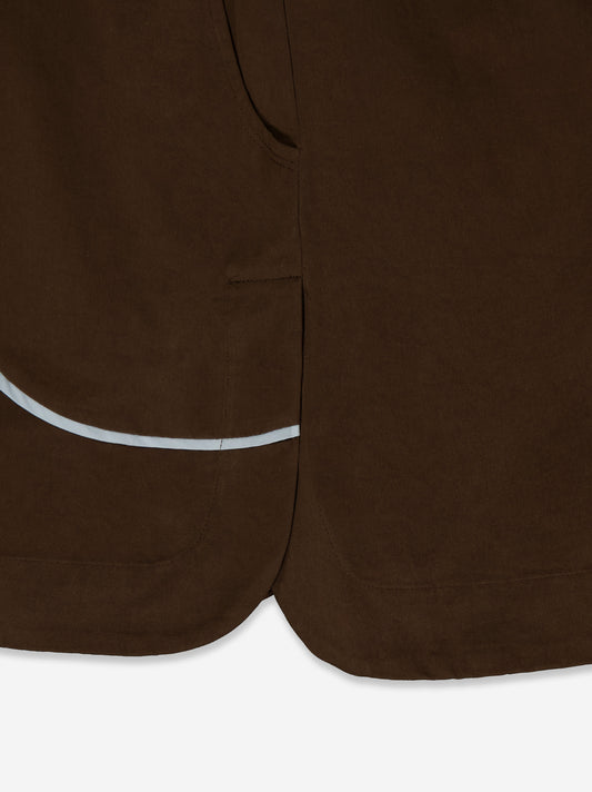 Shorts utility con cintura elástica y contraste bolsillos - Boxe