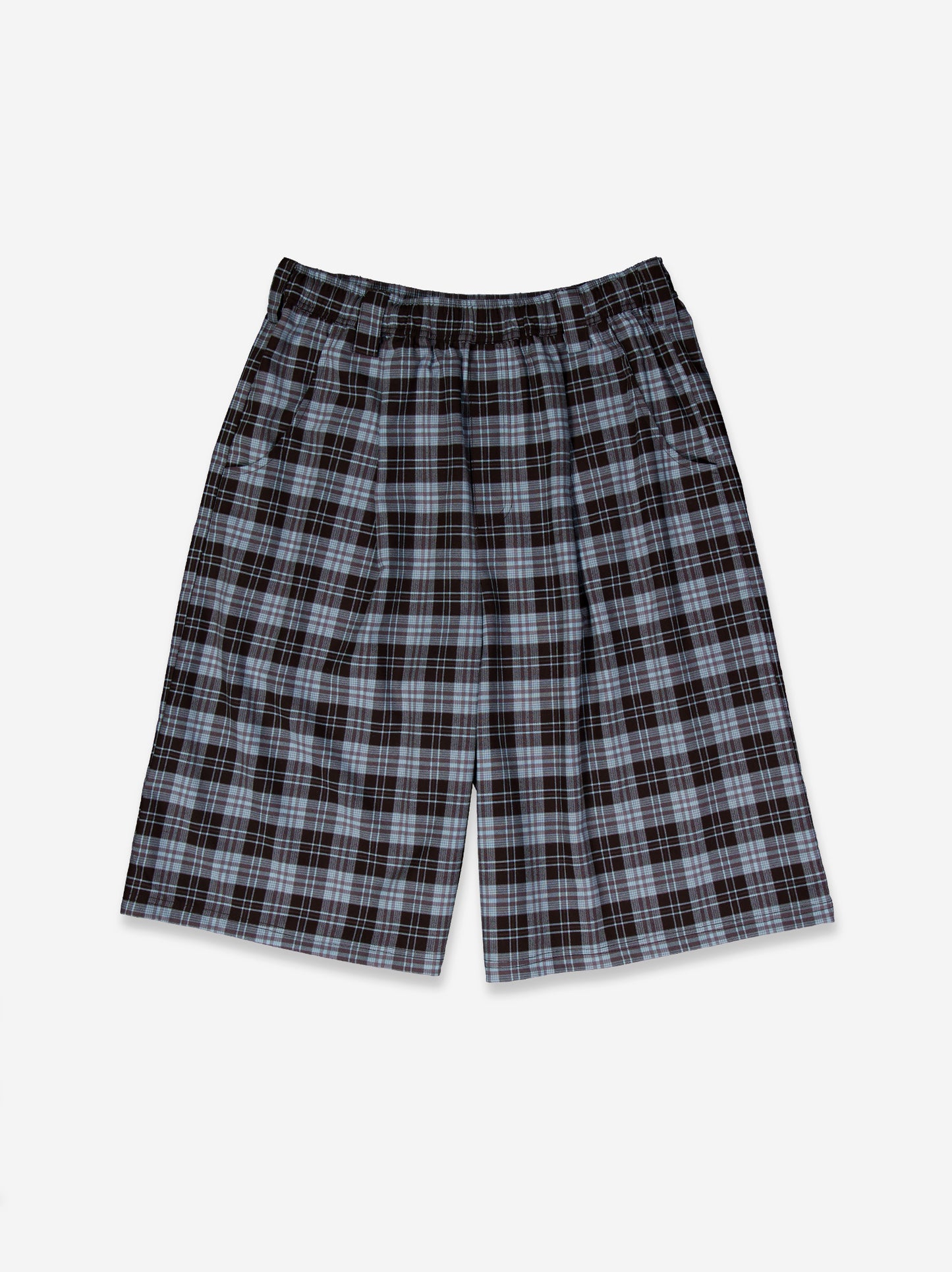 Bermudas tartán relaxed fit con cintura elástica - Cake