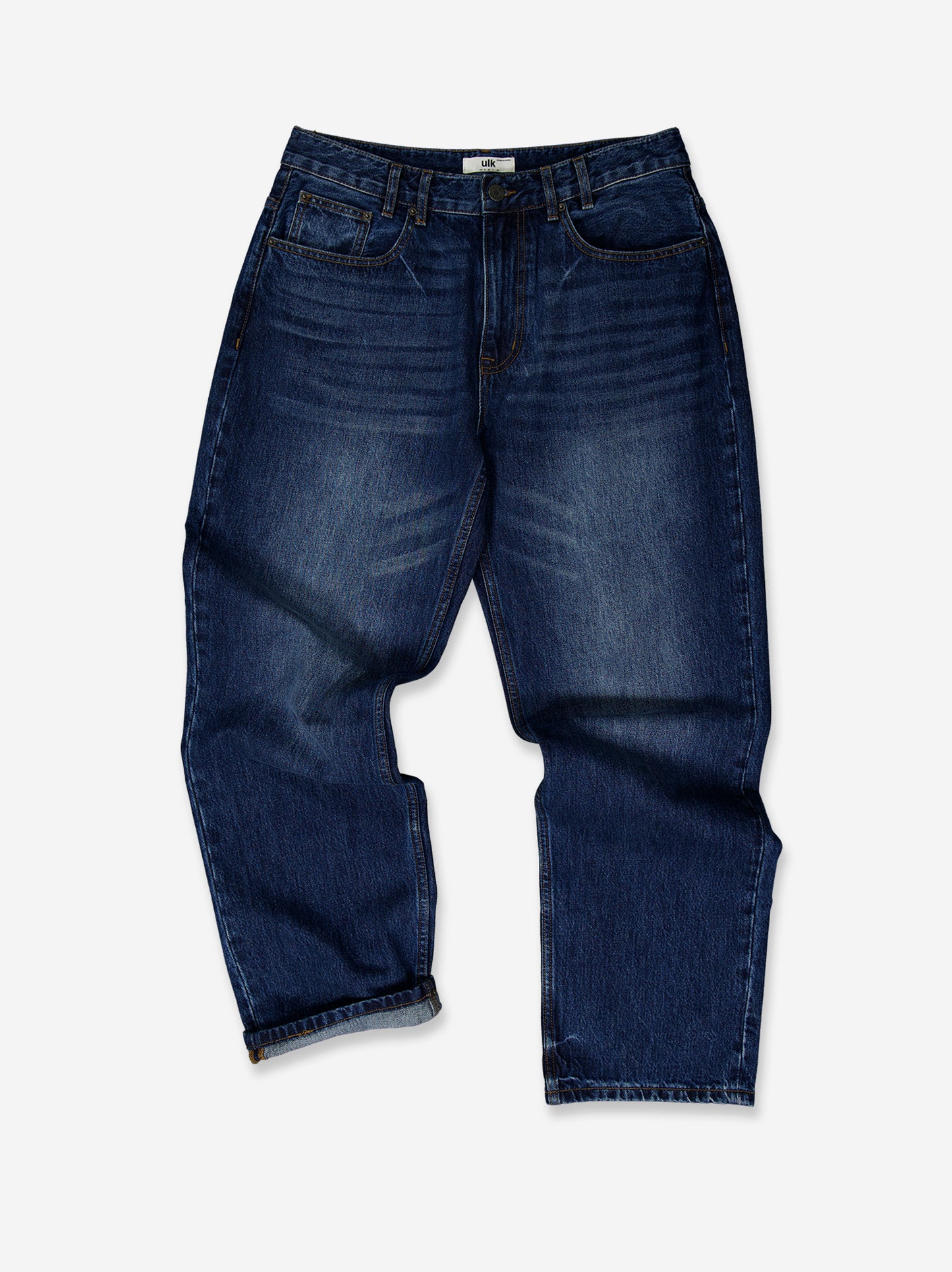 Jeans straight fit efecto lavado - Thik
