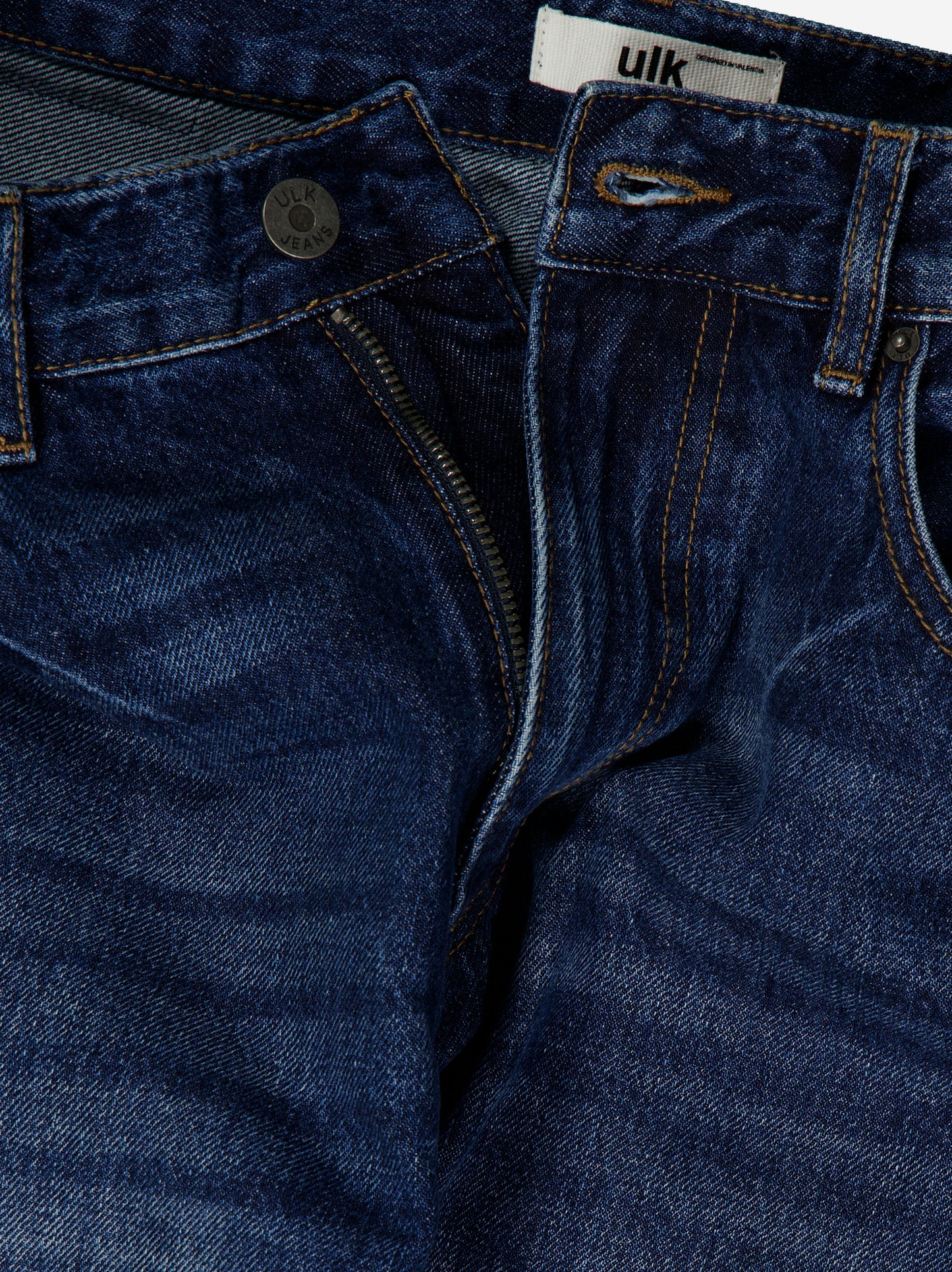 Jeans straight fit efecto lavado - Thik