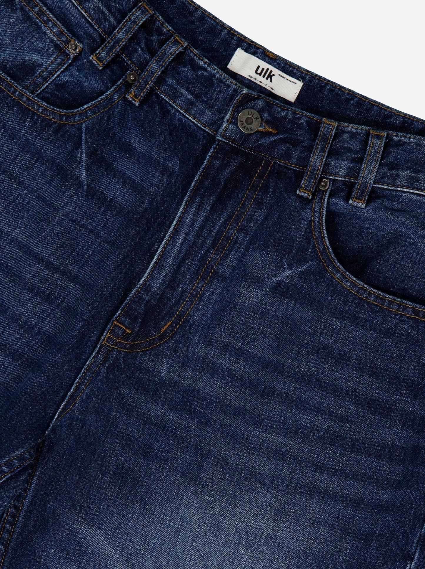 Jeans straight fit efecto lavado - Thik