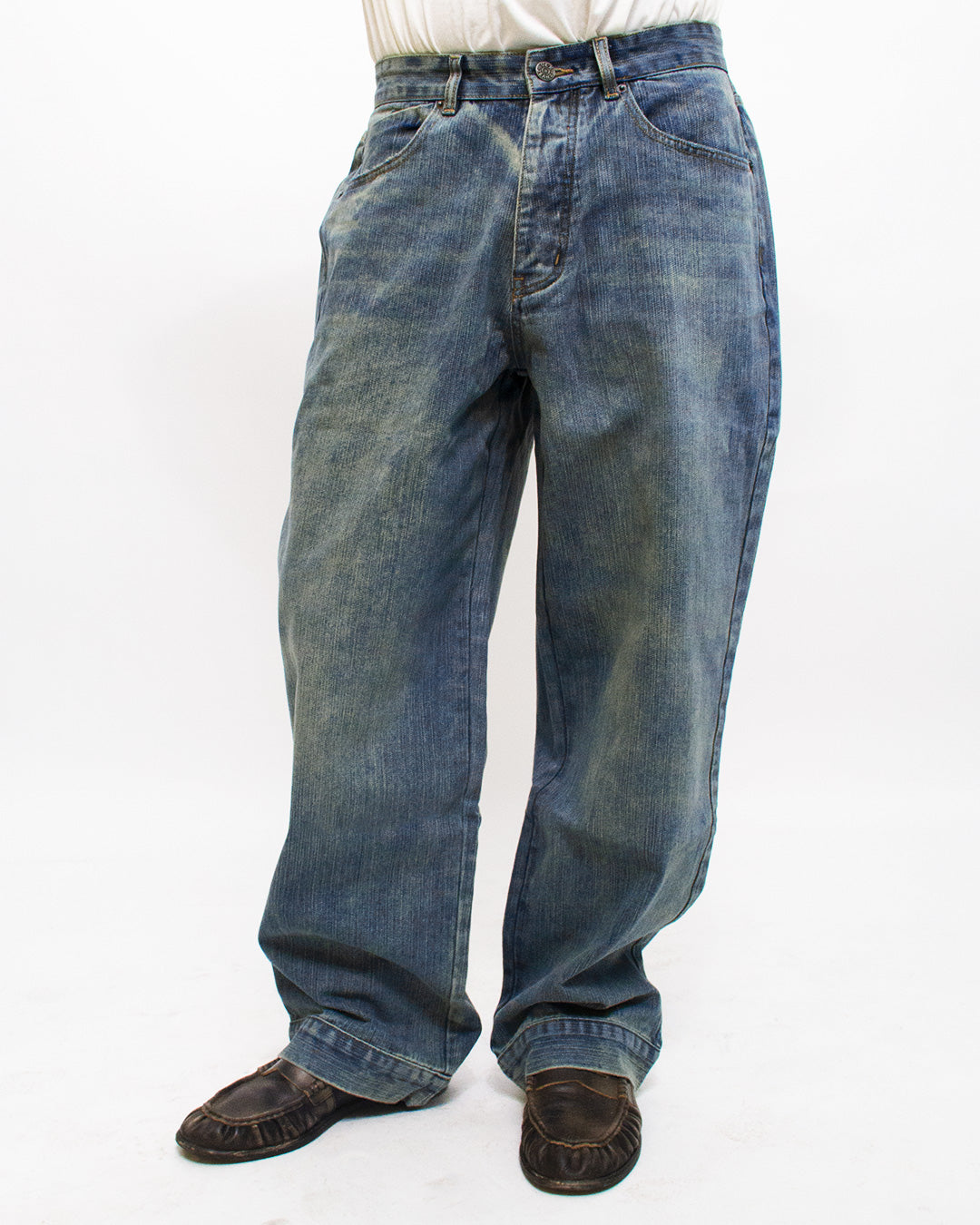 Washed-effect jeans - Relay