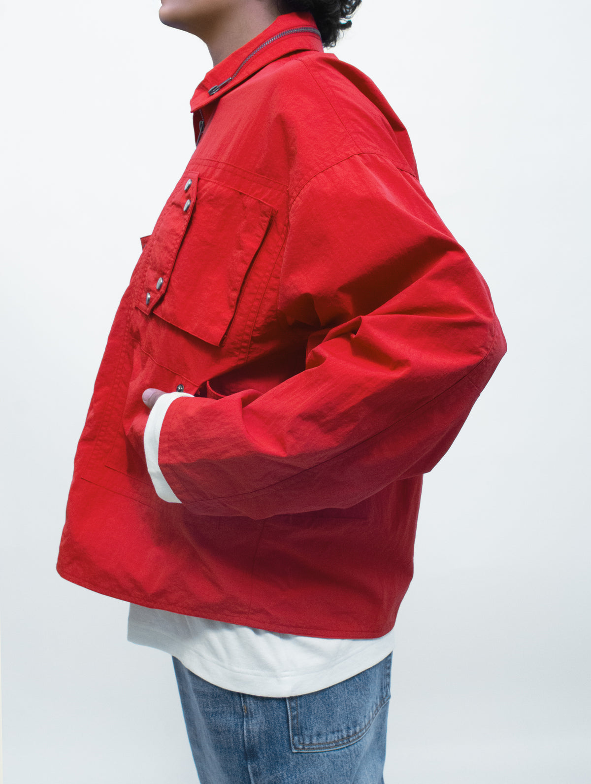 Chaqueta utilitaria roja - Bessete