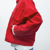 Red utility jacket - Bessete