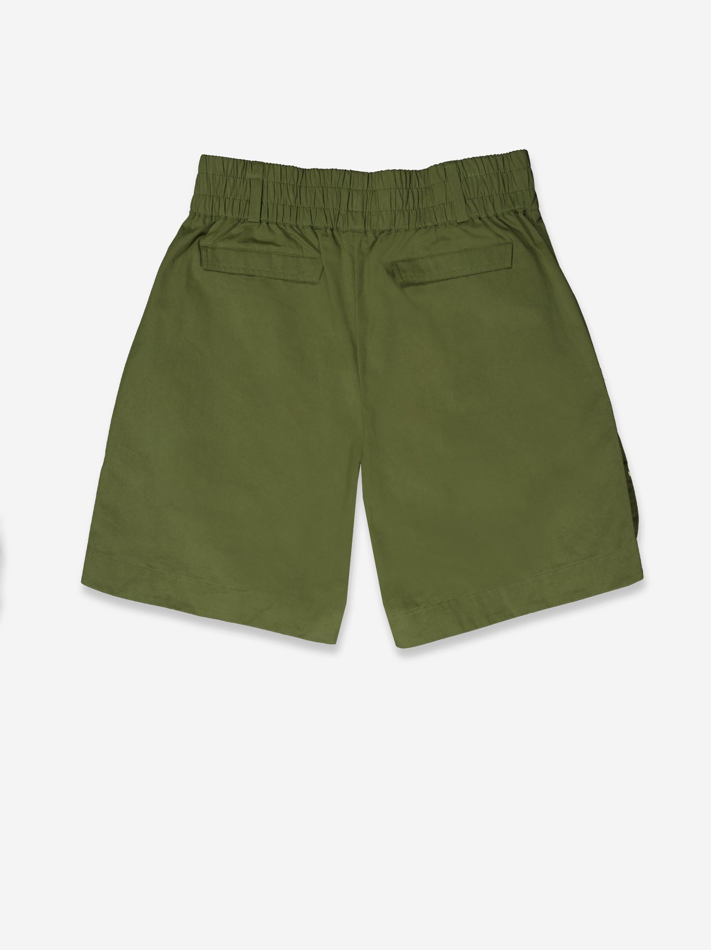 Shorts utility con cintura elástica y contraste bolsillos - Boxe