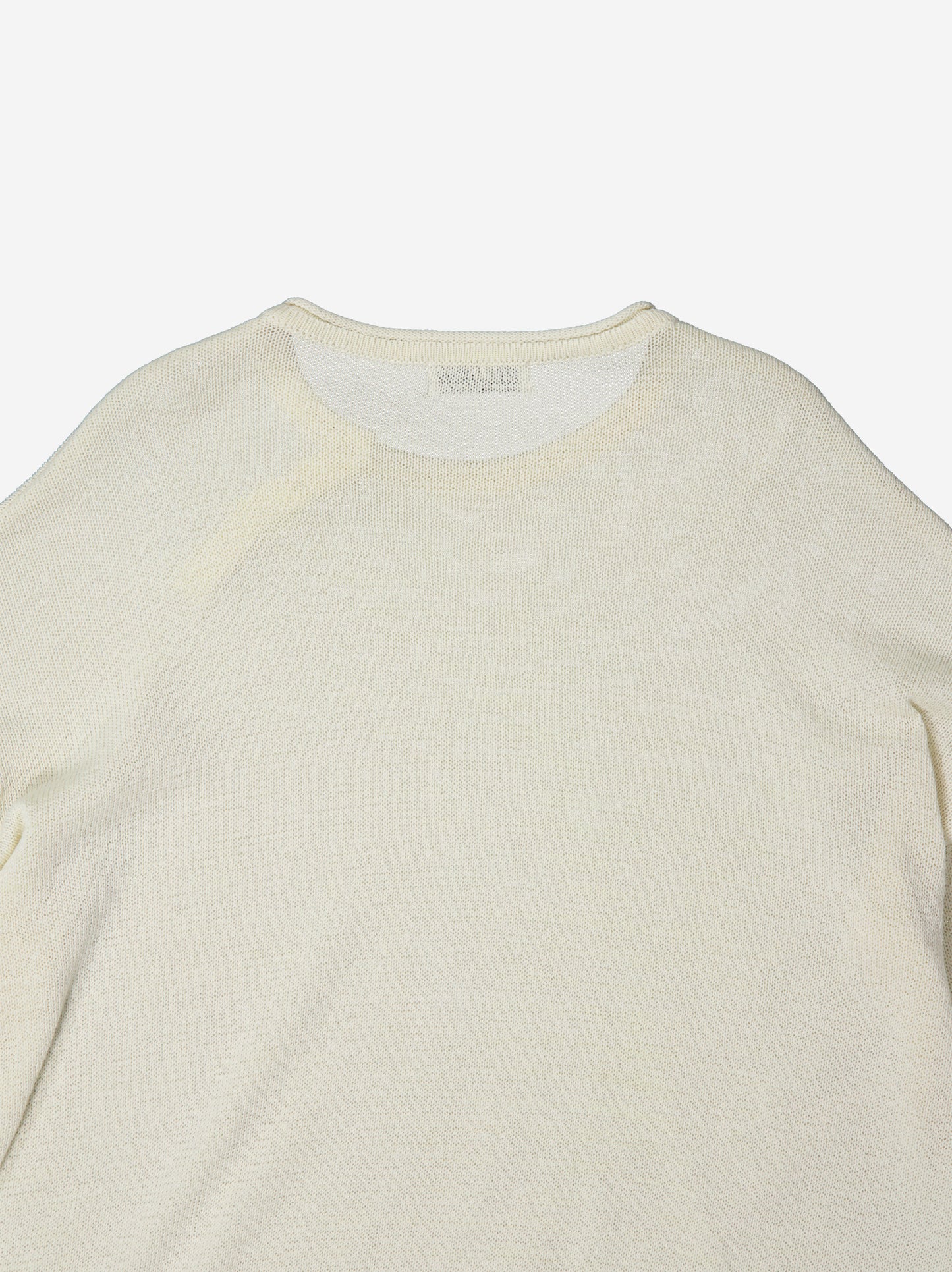 Knit jumper with asymmetrical neck fastening - Flud