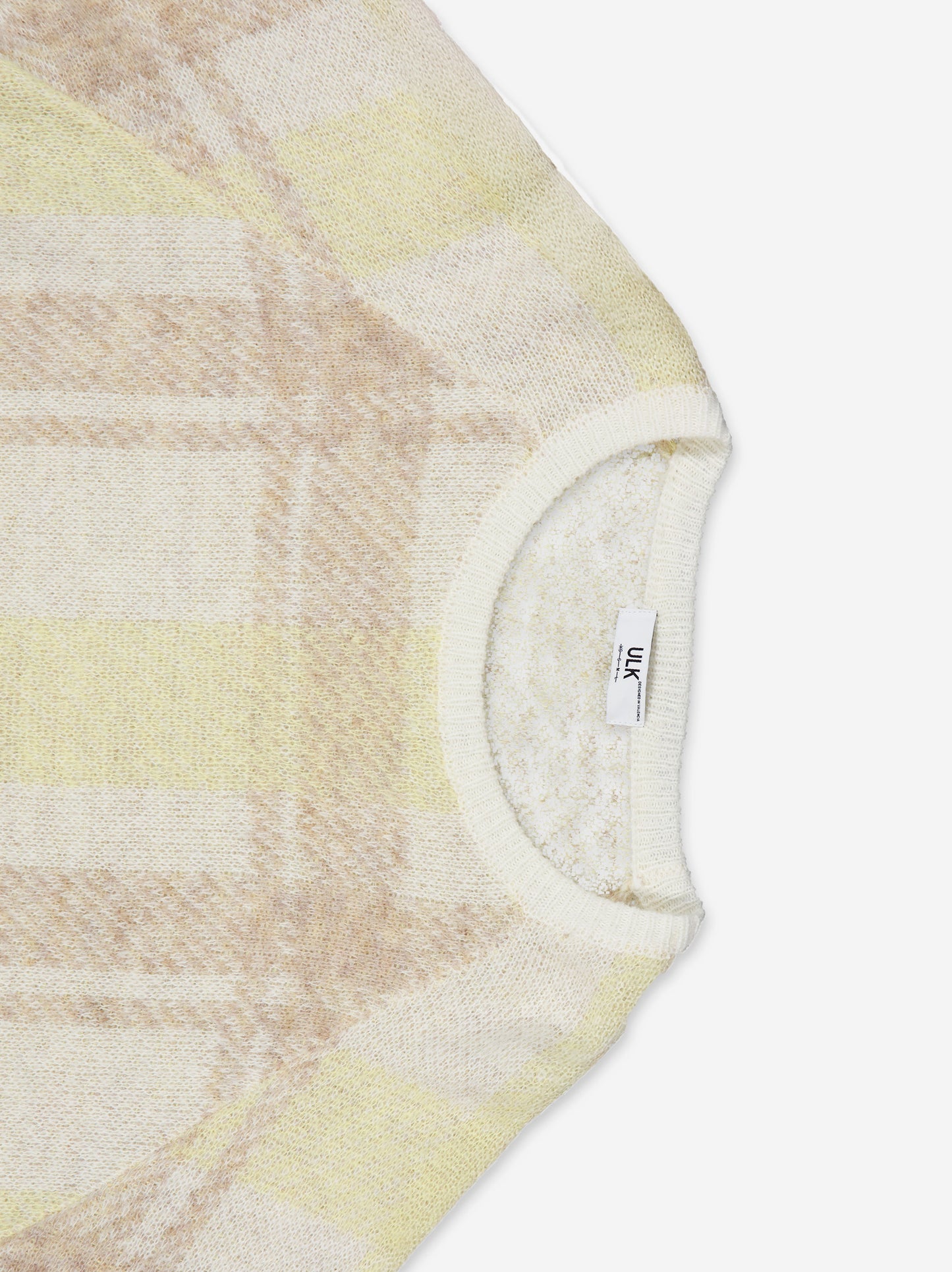Jersey de punto tartán Pin