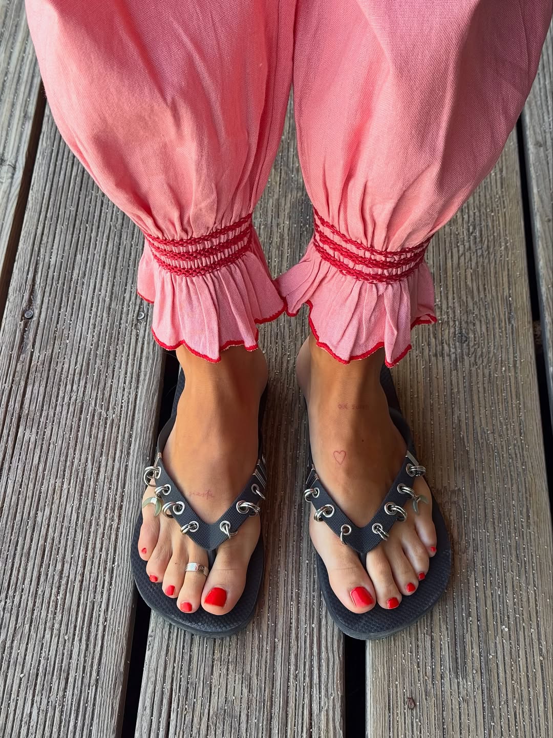 Chanclas de dedo con detalles metálicos - Bowie