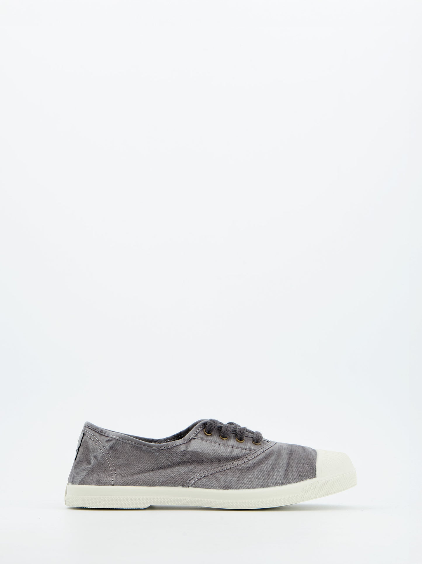 Zapatilla De Lona Gris Lavado - Natural Wold