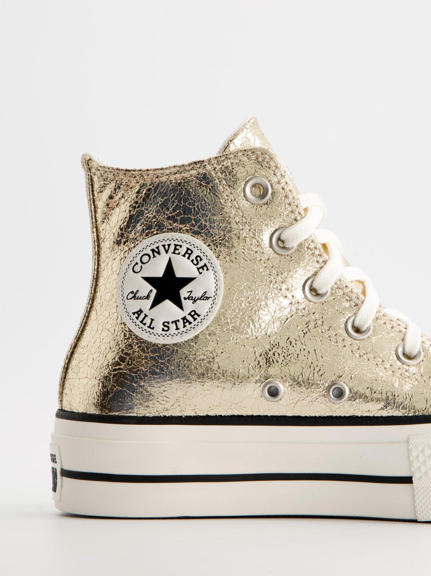 Converse Chuck Taylor All Star Lift Platform Metallic Crackle - Zapatillas efecto metálico texturizado