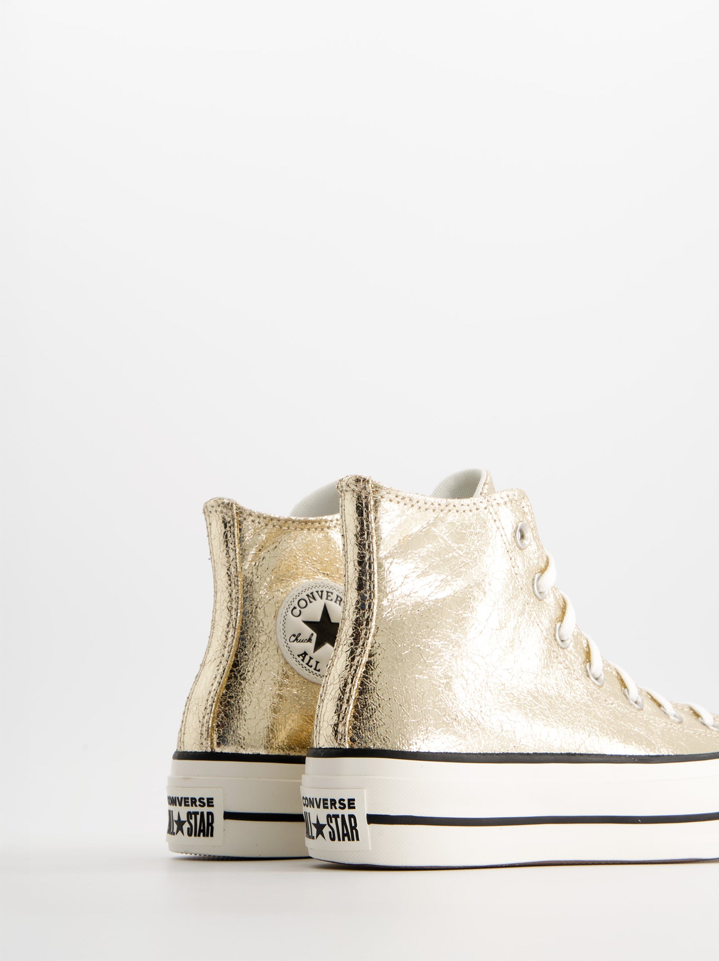 Converse Chuck Taylor All Star Lift Platform Metallic Crackle - Zapatillas efecto metálico texturizado