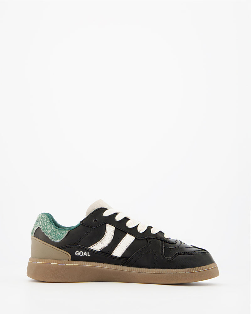 Coolway Goal Ash Black - Zapatillas de piel negras