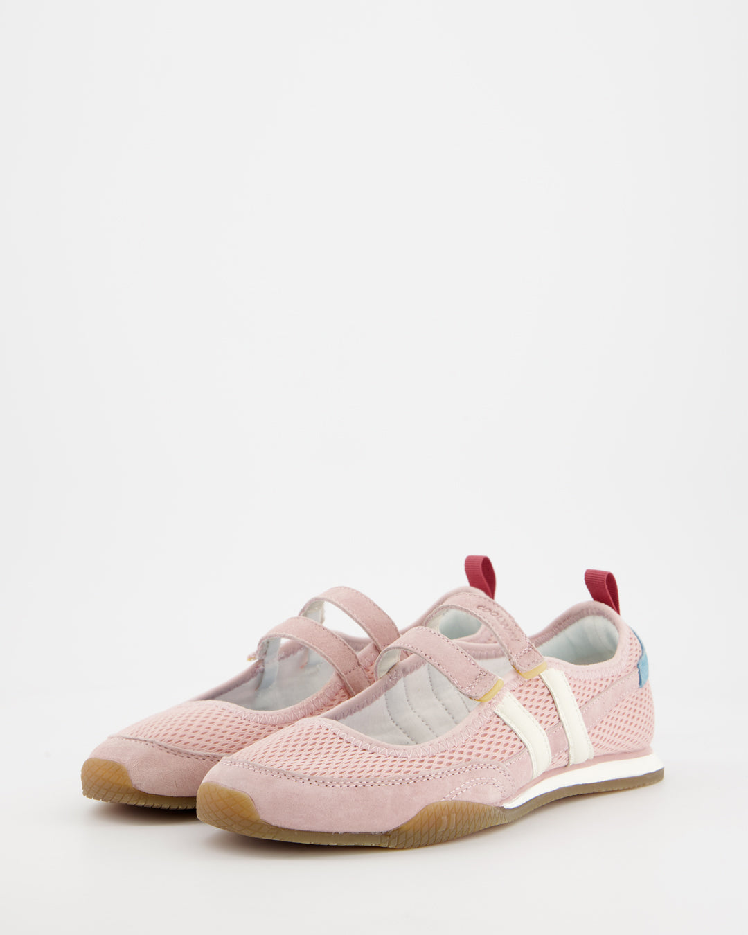 Coolway Bella Pink Sprint - Bailarinas deportivas de ante y malla