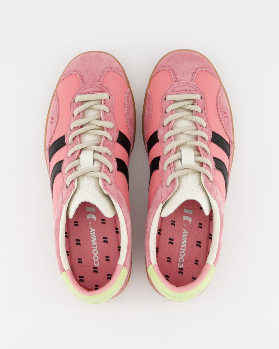 Coolway Kizuna Pink Crayon - Zapatillas de piel