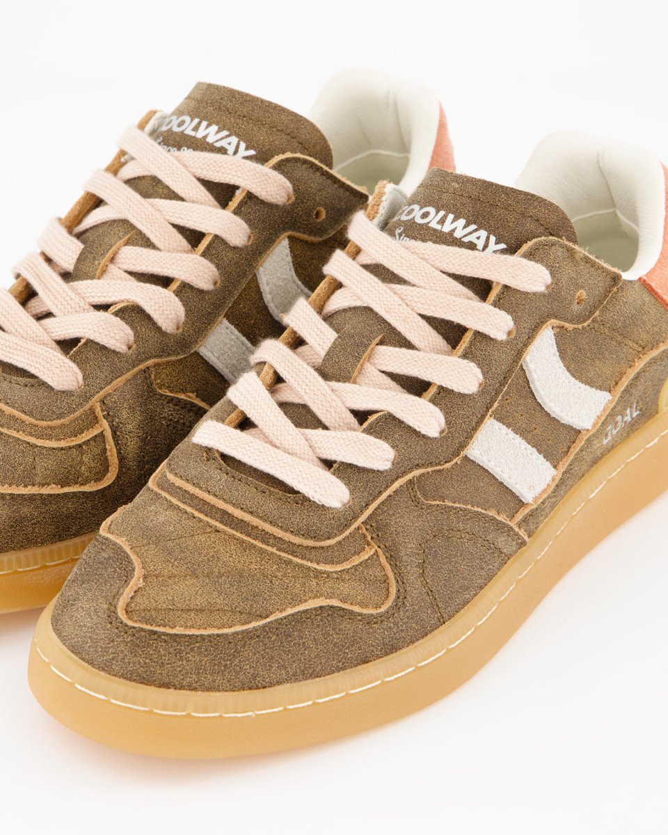 Coolway Goal Chestnut Sip - Zapatillas de piel