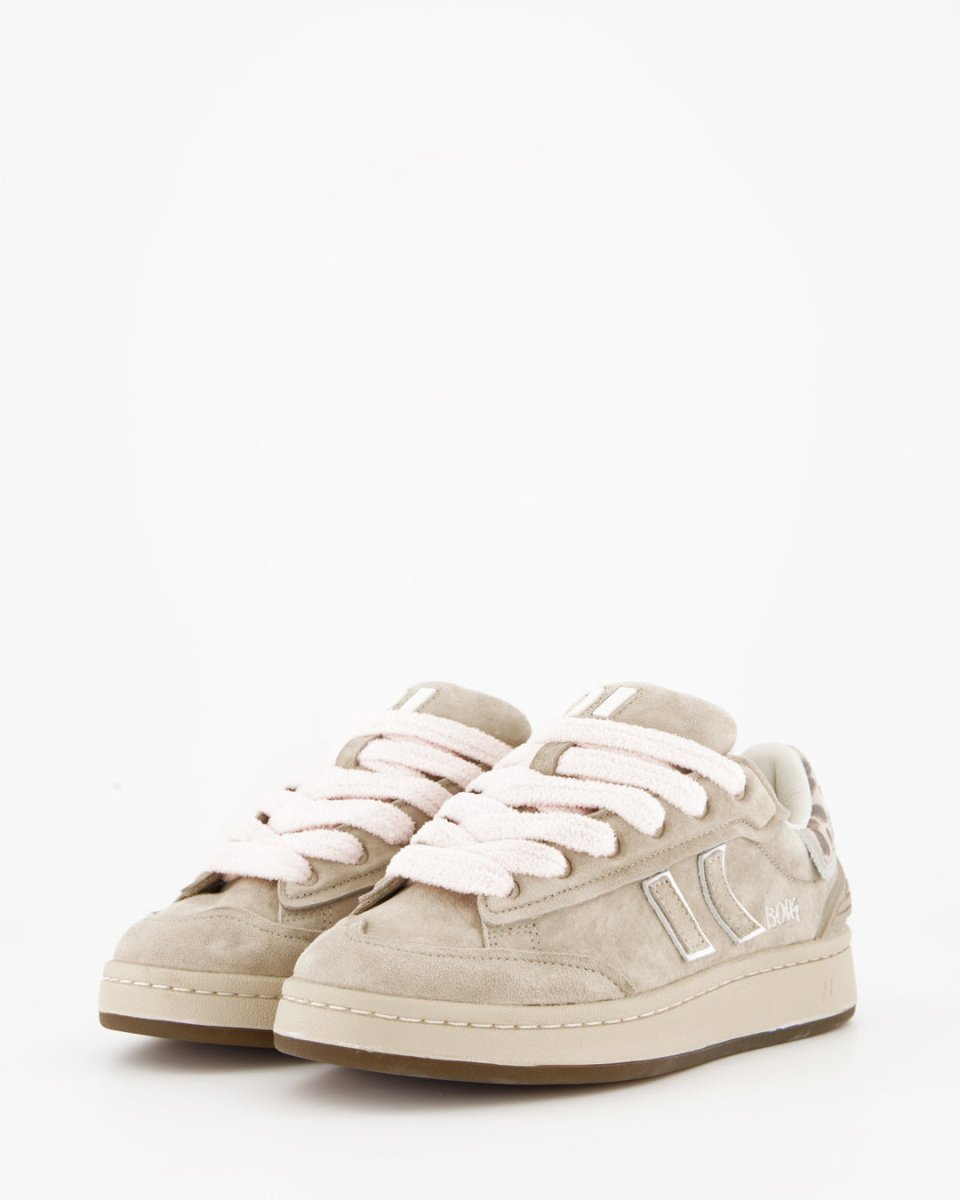 Coolway Bolk Butter White - Zapatillas chunky de piel mujer