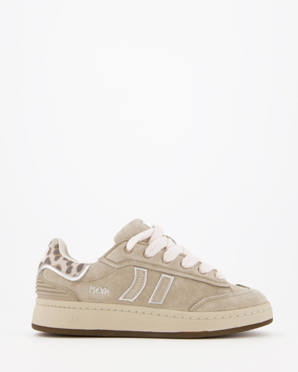 Coolway Bolk Butter White - Zapatillas chunky de piel mujer