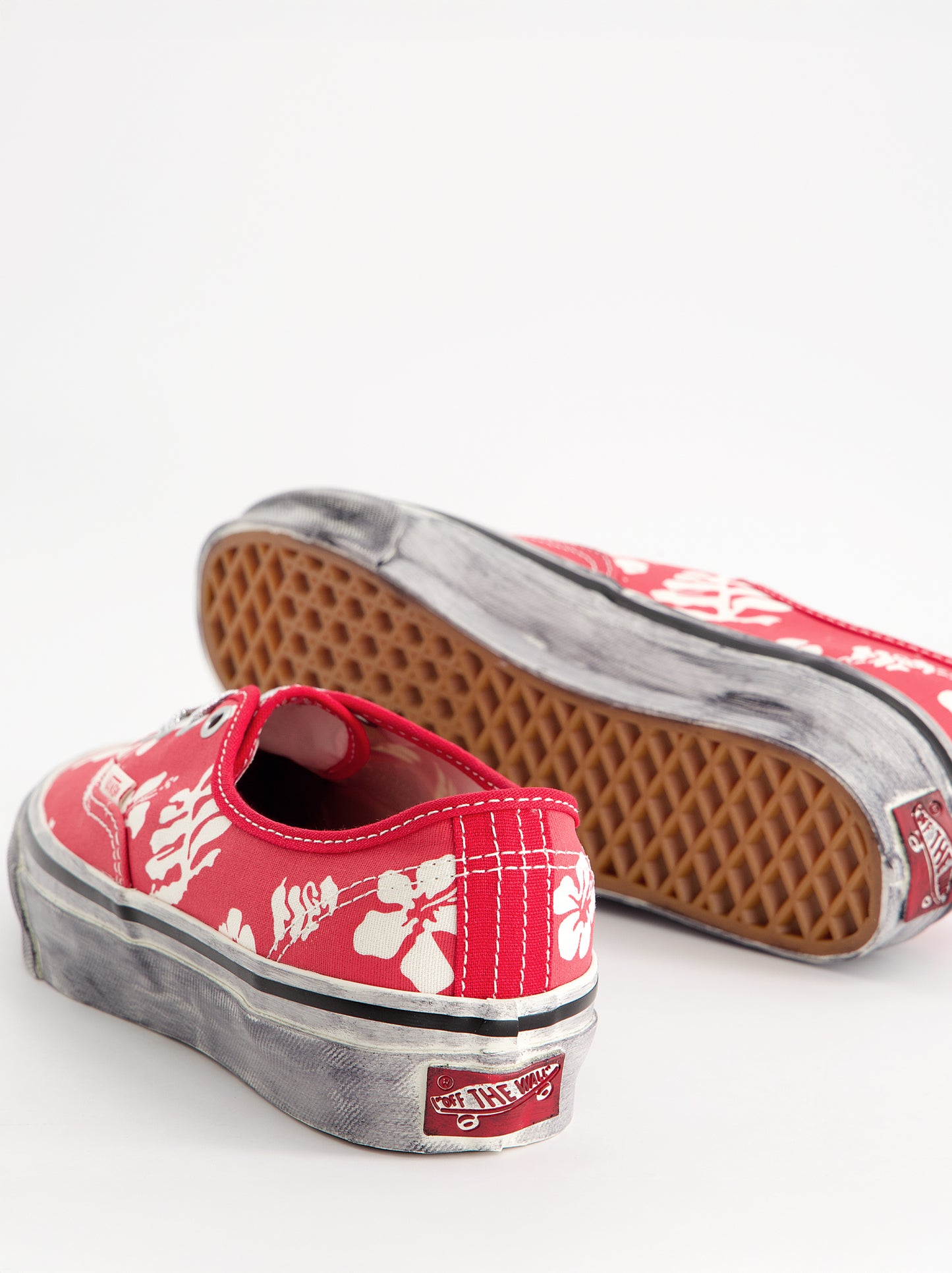 Zapatillas de lona estampado hawaiiano desgastadas - Vans Lx Authentic