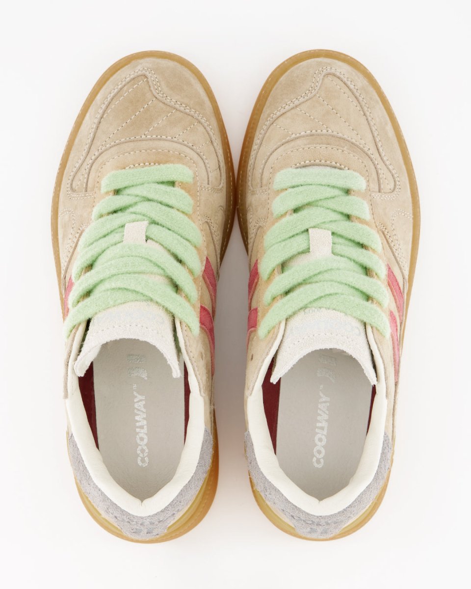 Coolway Goal Cream Drift - Zapatillas de piel