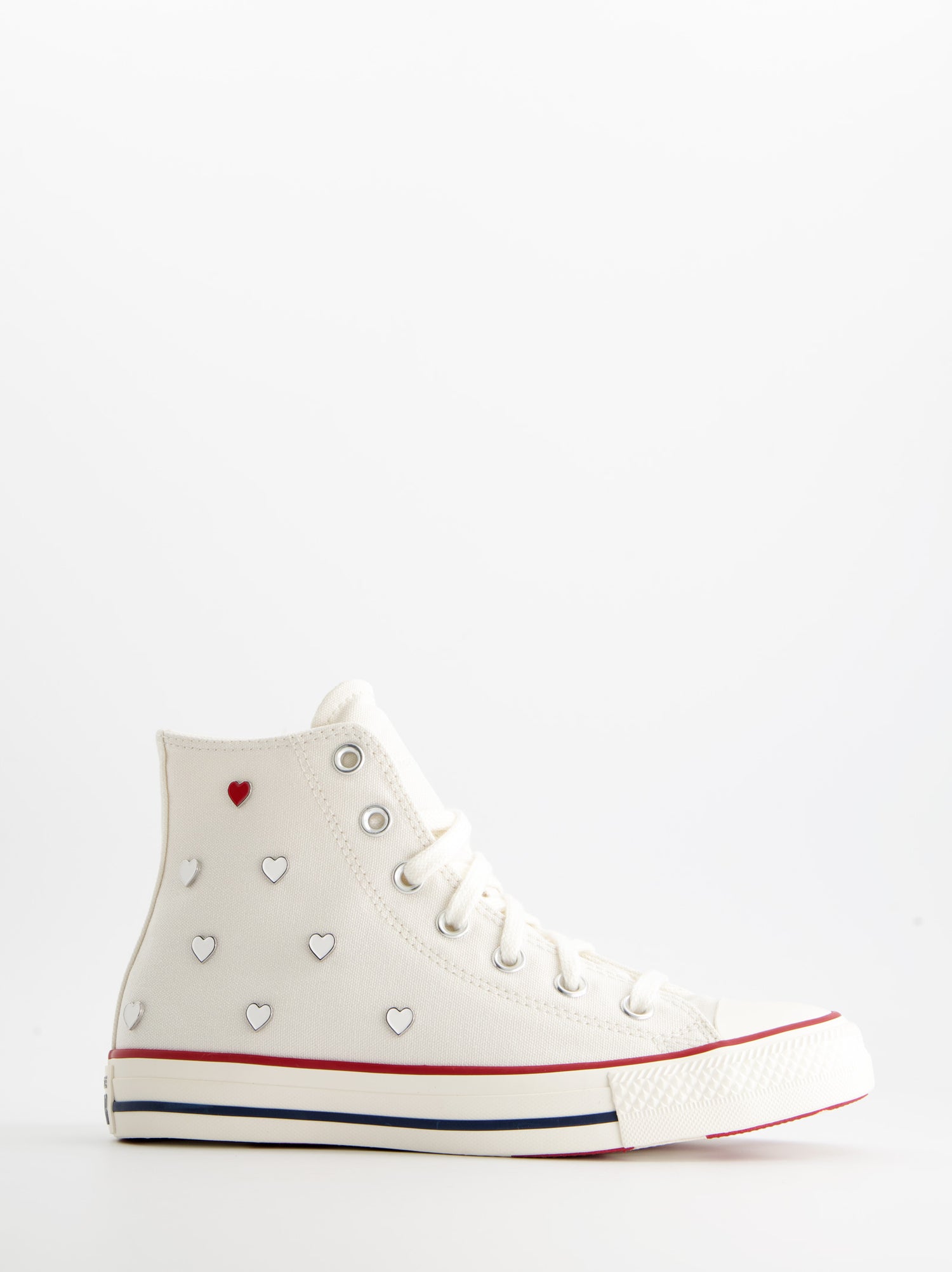 Converse Chuck Taylor All Star Valentines Day - Zapatillas blancas abotinadas
