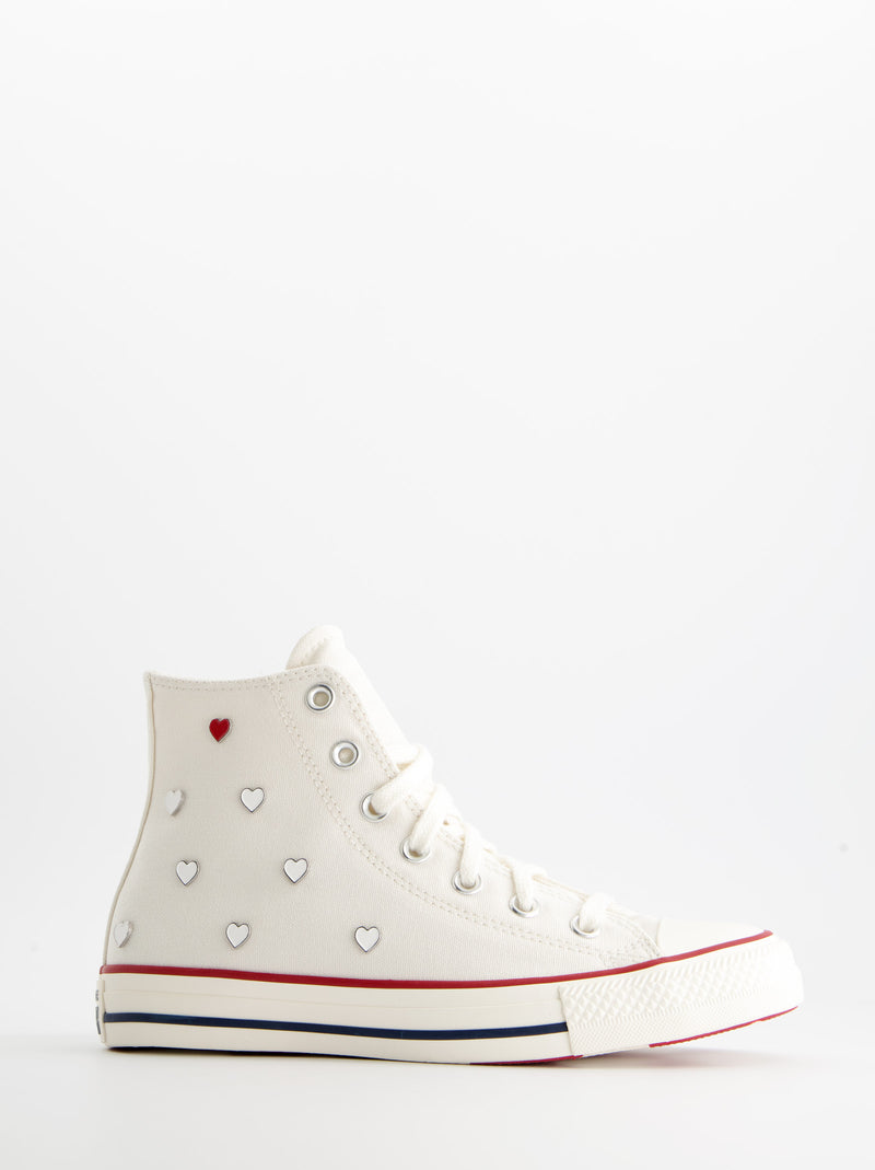 Converse Chuck Taylor All Star Valentines Day - Zapatillas blancas abotinadas
