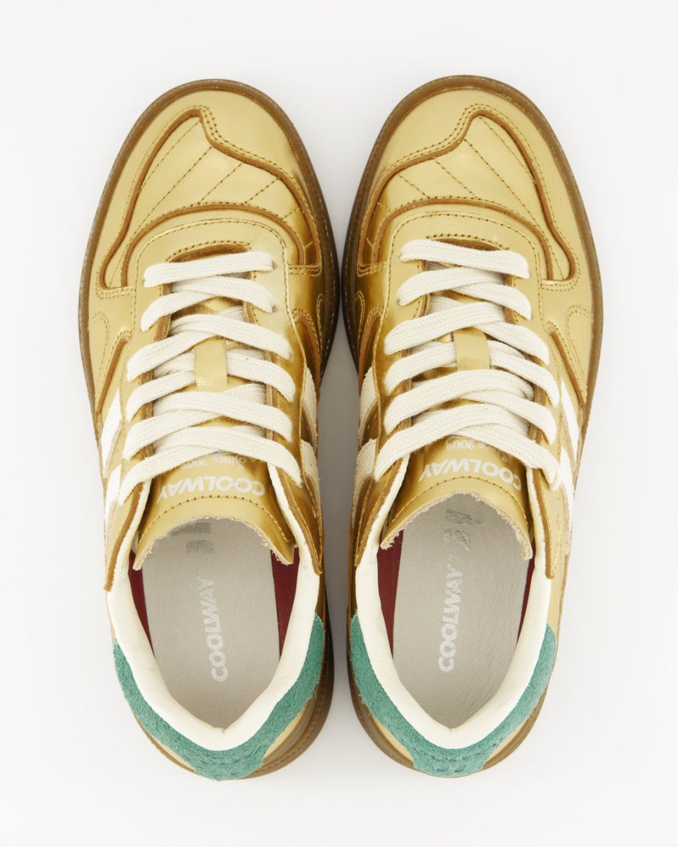 Coolway Goal Champagne Shine - Zapatillas de piel