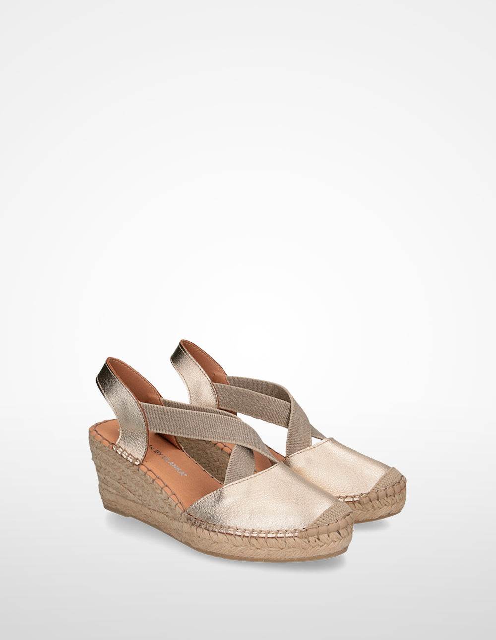 Ulanka Summy - Metallic Wedge Espadrilles