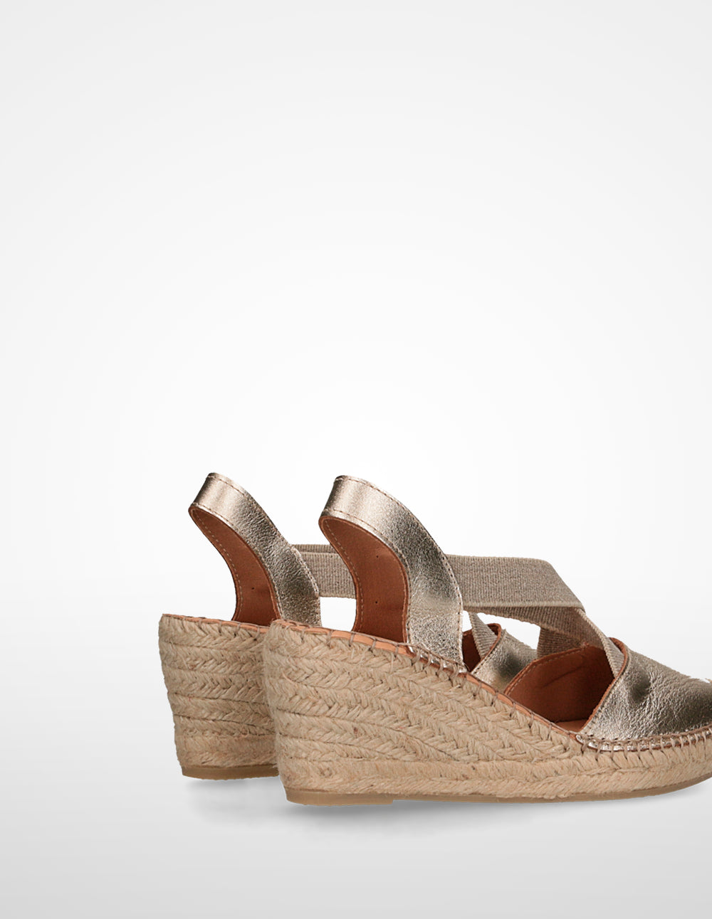 Ulanka Summy - Metallic Wedge Espadrilles