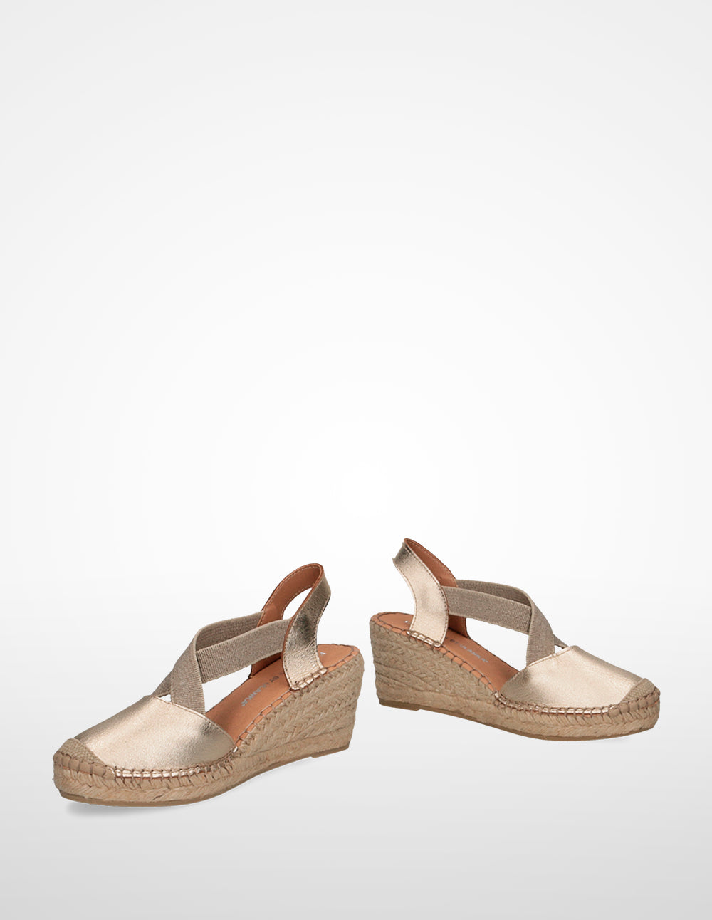 Ulanka Summy - Metallic Wedge Espadrilles