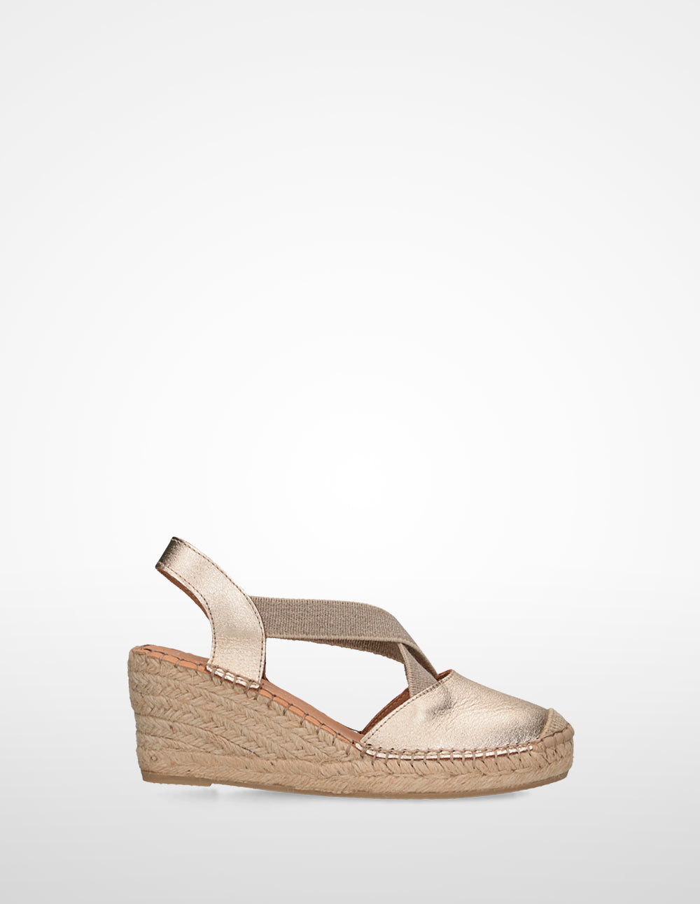 Ulanka Summy - Metallic Wedge Espadrilles