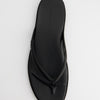 Chanclas de goma negras con punta cuadrada - Crocs Miami Flip