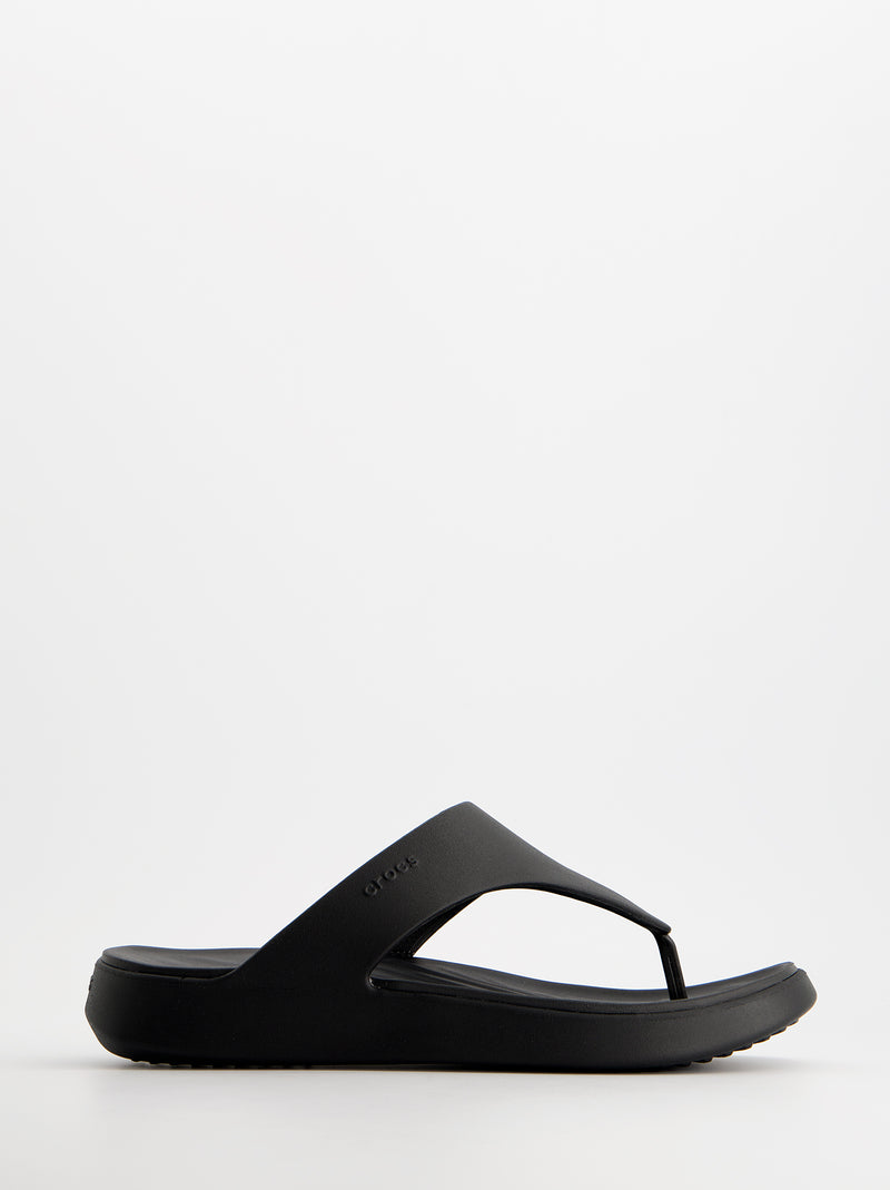 Chanclas negras de dedo tipo thong - Crocs Getaway
