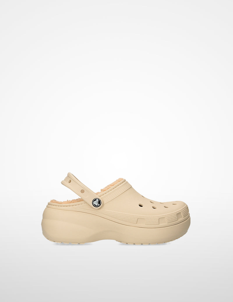 Crocs Classic Lined Platform - Zuecos