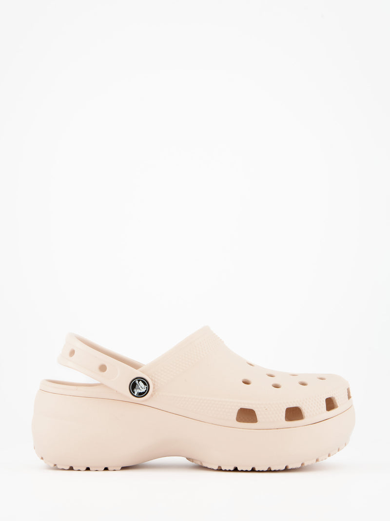 Zuecos de goma con plataforma Crocs Classic Platform