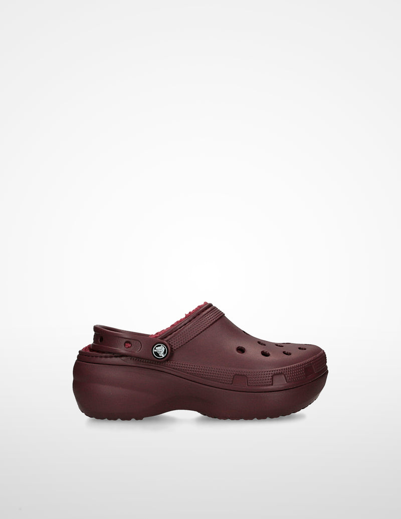 Crocs Classic Platform Lined W - Zuecos con plataforma