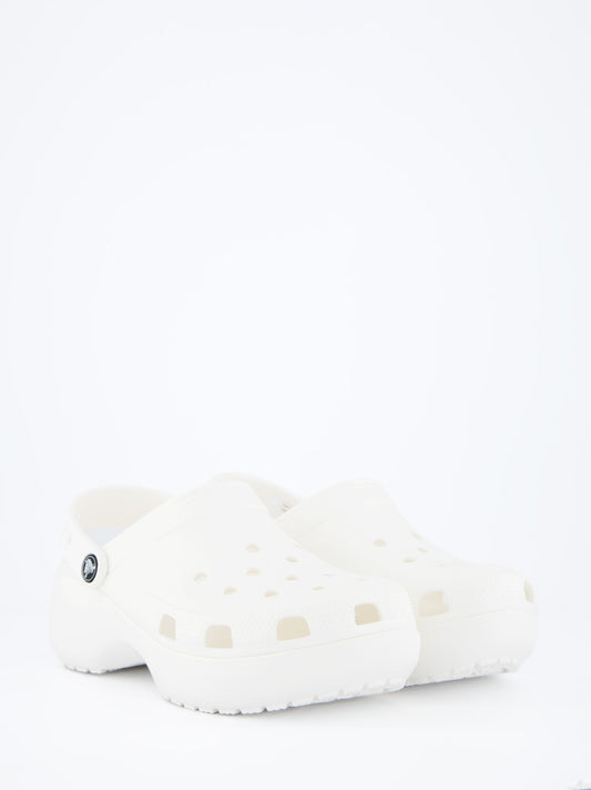 Zuecos de goma con plataforma Crocs Classic Platform