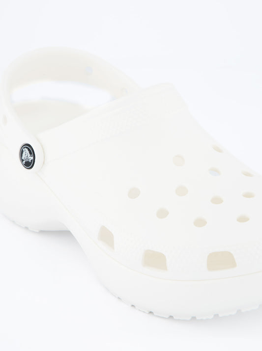 Zuecos de goma con plataforma Crocs Classic Platform