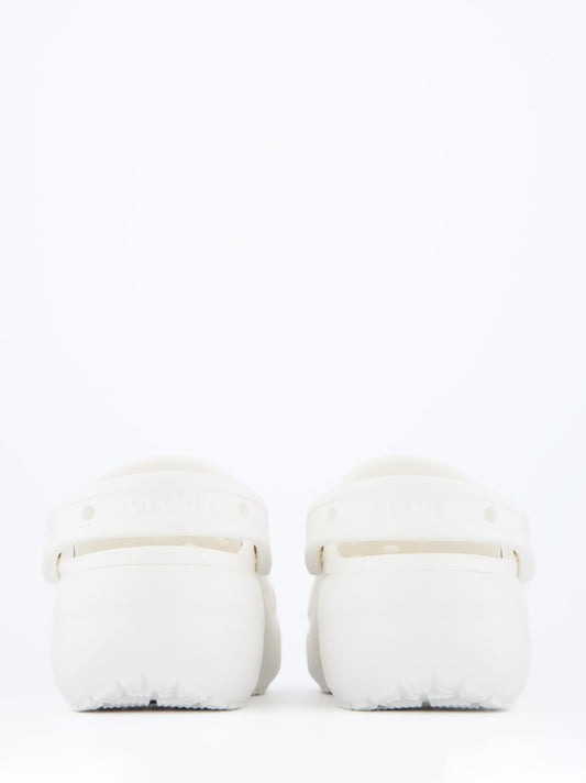 Zuecos de goma con plataforma Crocs Classic Platform