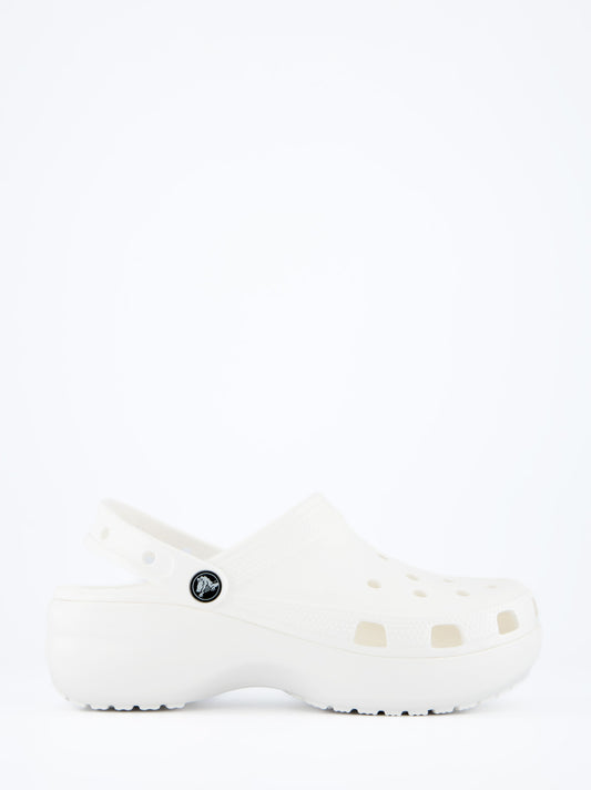 Zuecos de goma con plataforma Crocs Classic Platform