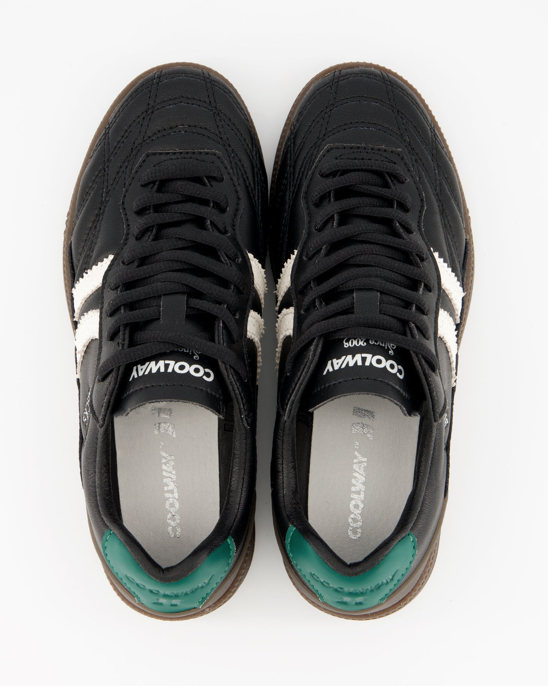 Coolway Becks Onyx Pulse - Zapatillas de piel negras