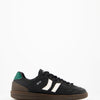 Coolway Becks Onyx Pulse - Black leather sneakers