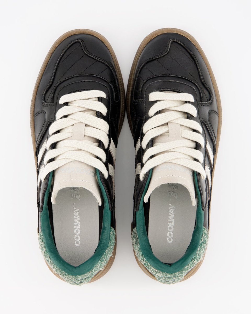 Coolway Goal Ash Black - Zapatillas de piel