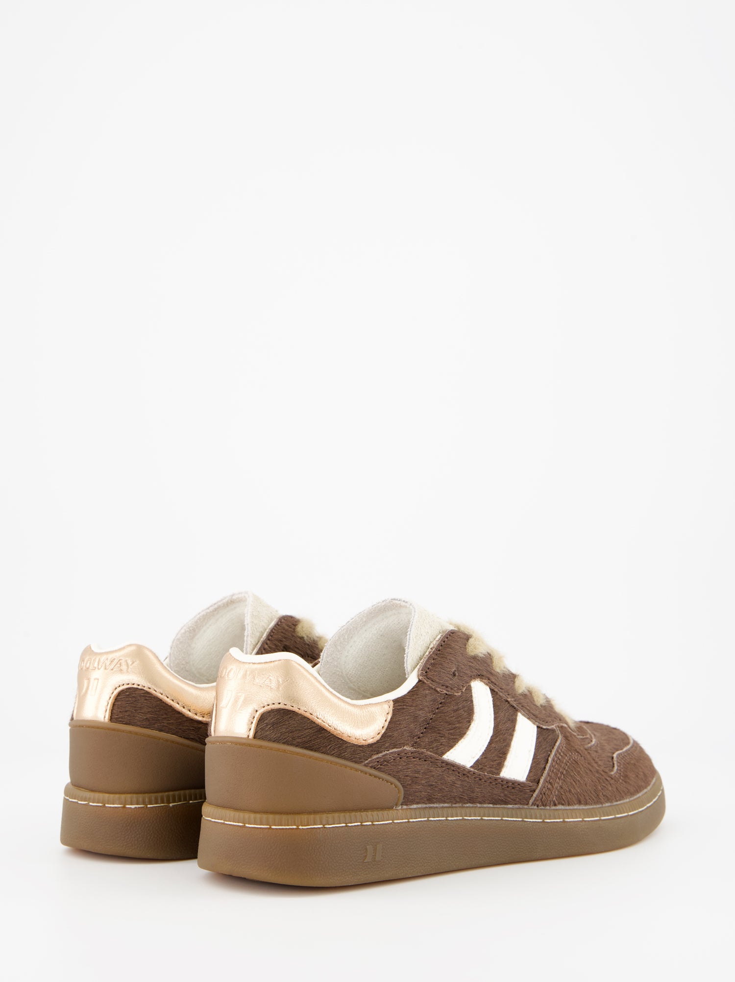 Coolway Goal Mocha Roast - Leather sneakers